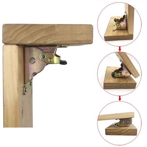 self locking hinge leg brackets